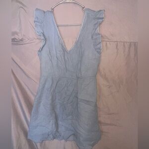 Cupshe Sky Blue Dress Size L